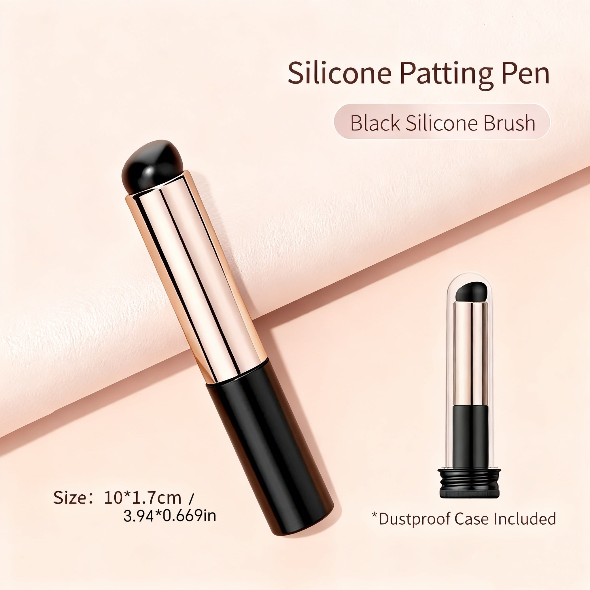 Silicone lip brush