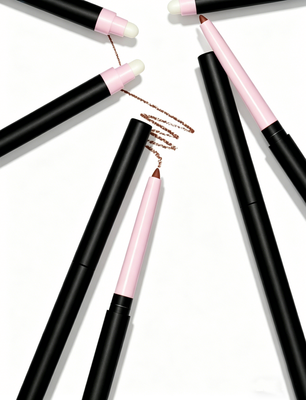 Retractable Dual-Ended Lip Brush (for Lip Liner and Lipstick)