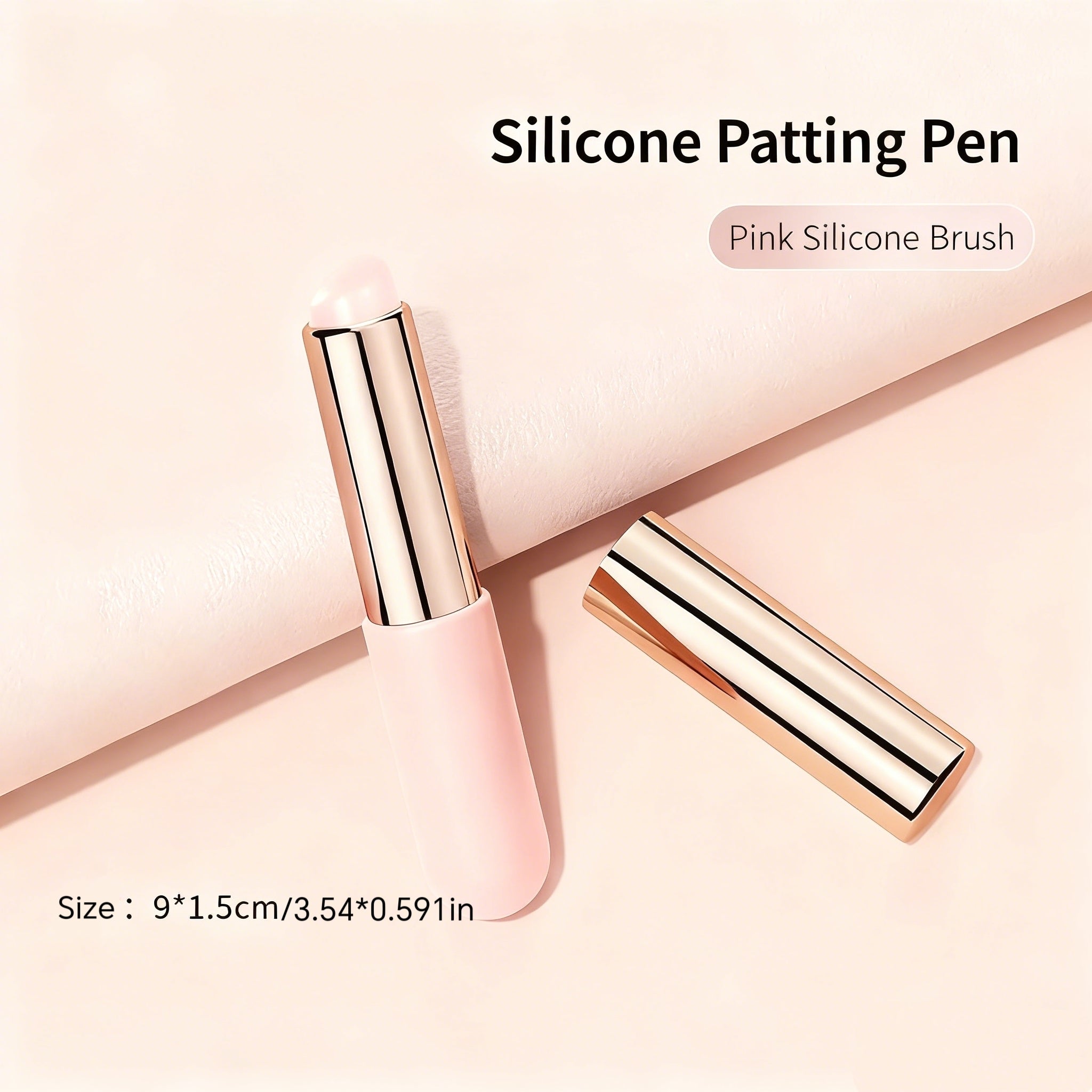 Silicone lip brush