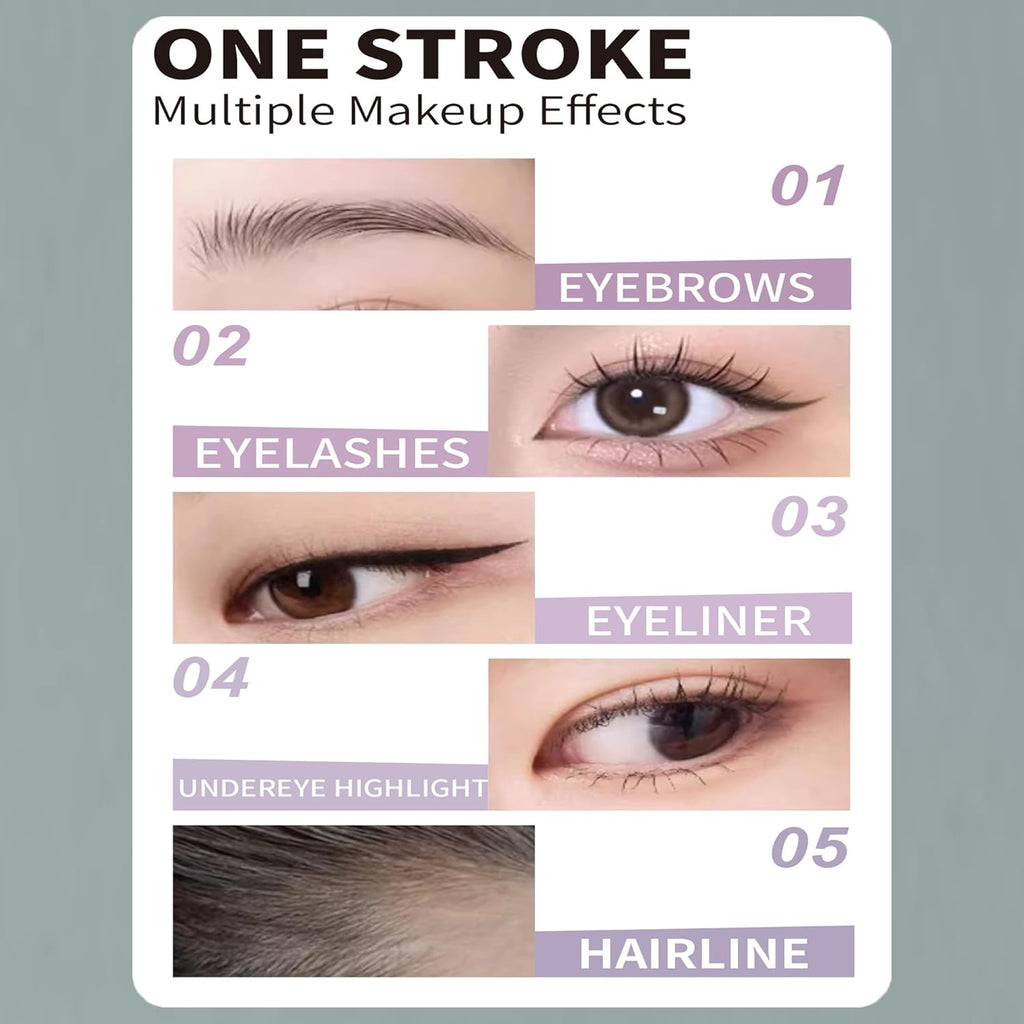 Double-ended eyebrow pencil