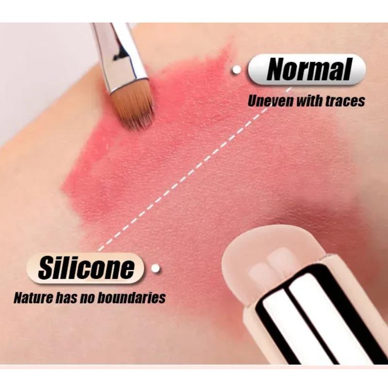 Silicone lip brush