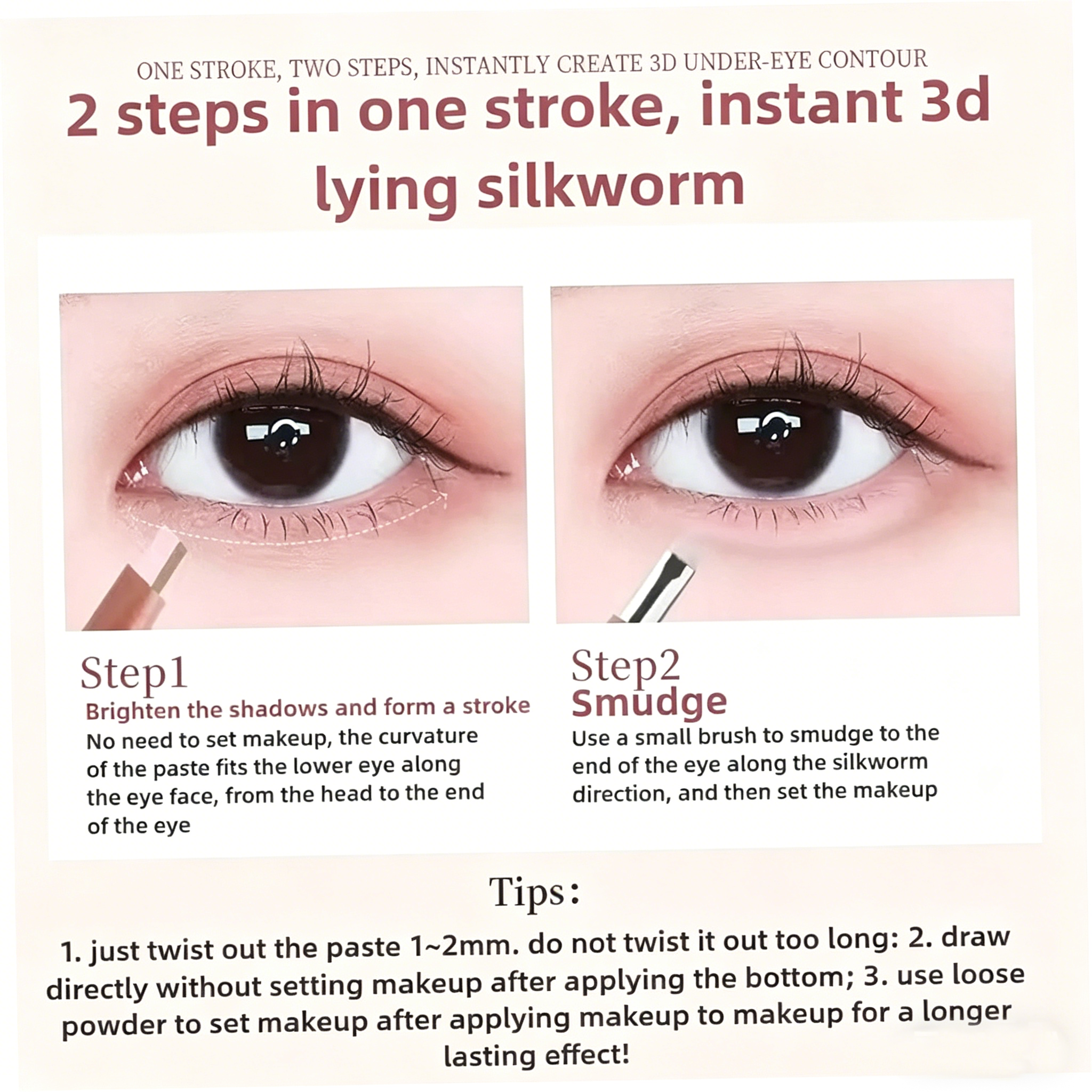 Double-Ended Eye Brightener Pen – Under Eye Liner & Natural Highlight Stick