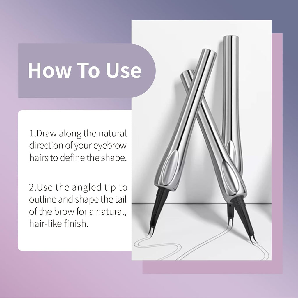 Double-ended eyebrow pencil