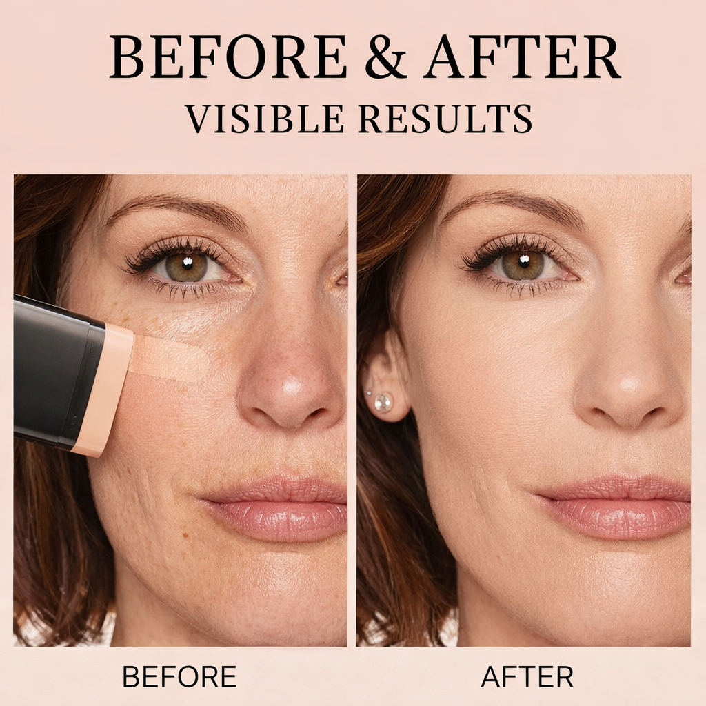 Long-Lasting Concealer & Foundation Stick – Flawless Full Coverage